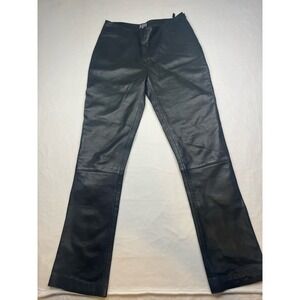 Frye Leather Pants 6 Womens Black Sexy Classic Boho